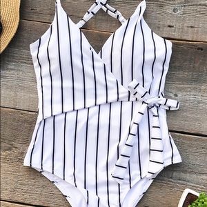 Striped one piece!